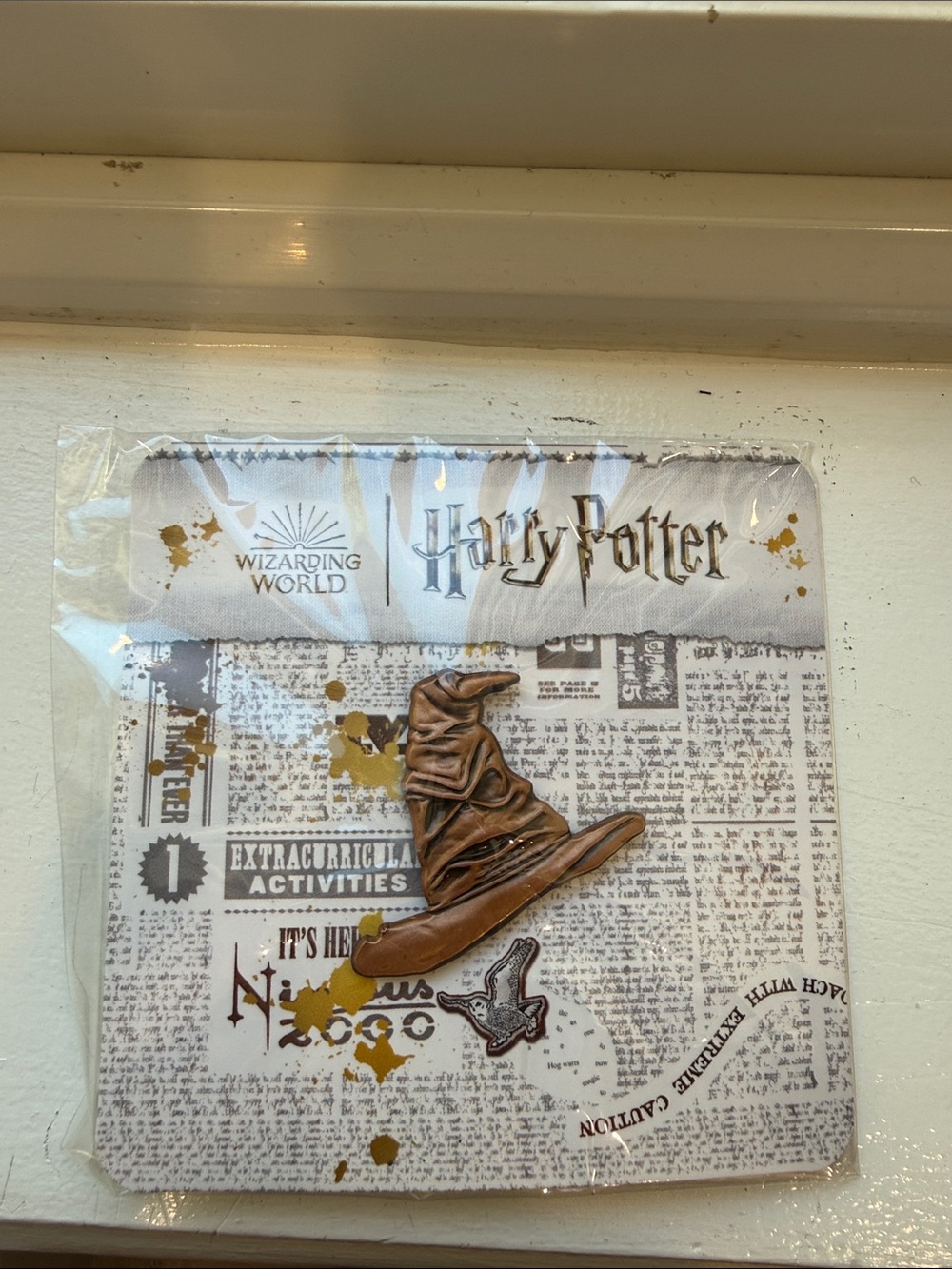Harry Potter Kids Sorting Hat Pin - Brown - Wizarding World